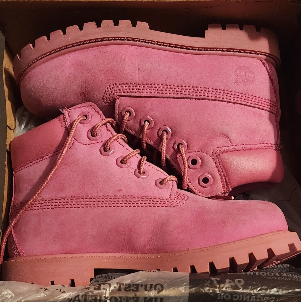 Toddler Girls' Size 12 Pink Timberland Boots